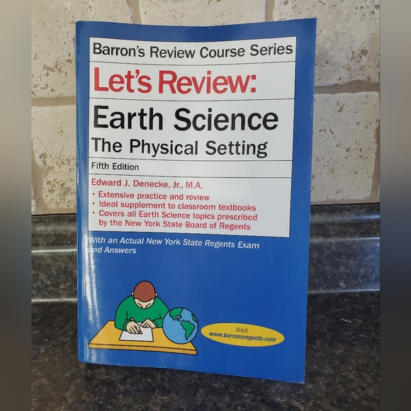 Barron's Let's Review: Earth Science Thr Physical Setting Book Unused Paperback - Picture 1 of 11